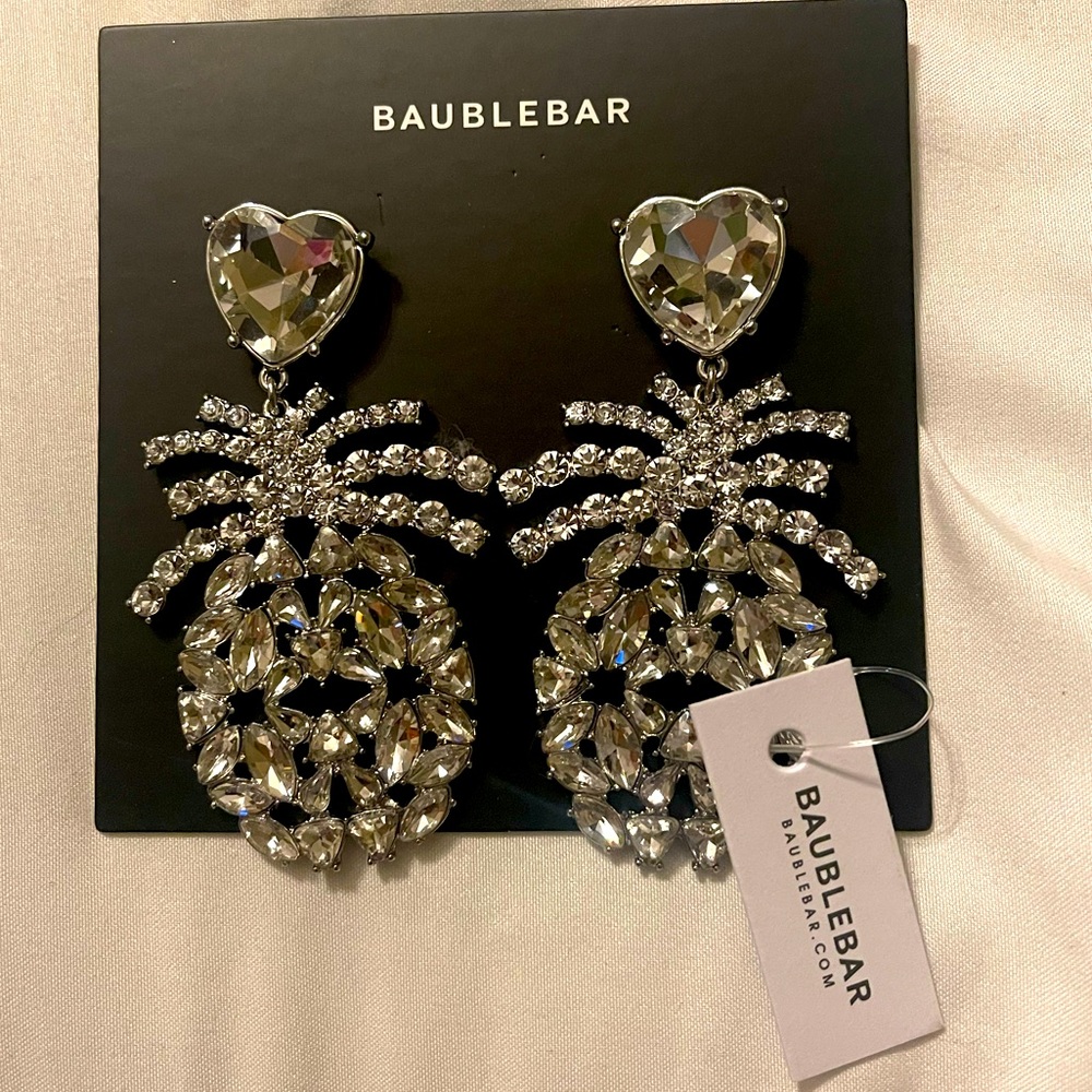 Statement Pineapple Crystal Earrings
